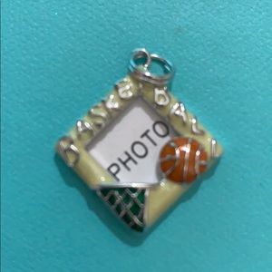 Basketball photo charm
